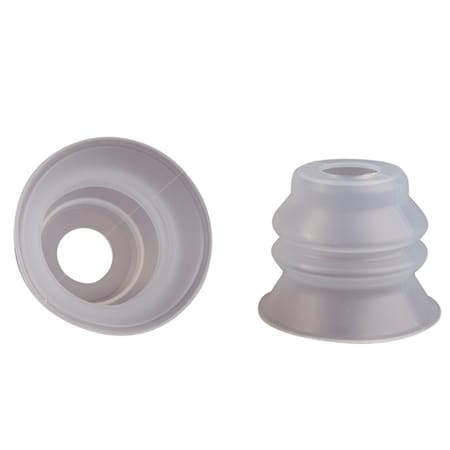 Fipa Bellows vacuum cup diam. 60 mm, Silicone transparent 21.060.074.8